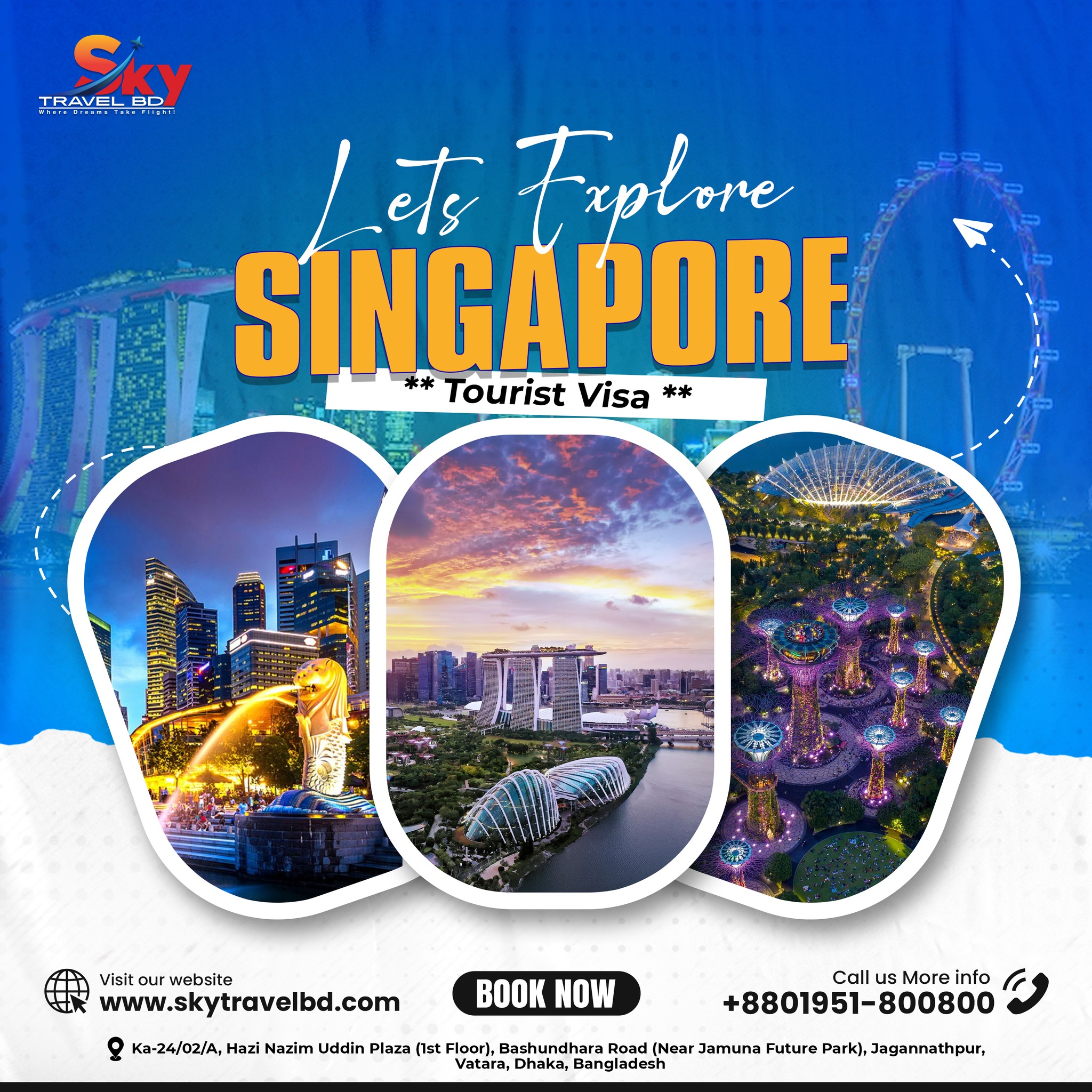 🇸🇬 আধুনিকতা আর সৌন্দর্যের নগরী সিঙ্গাপুর ডাকছে আপনাকে! ✨